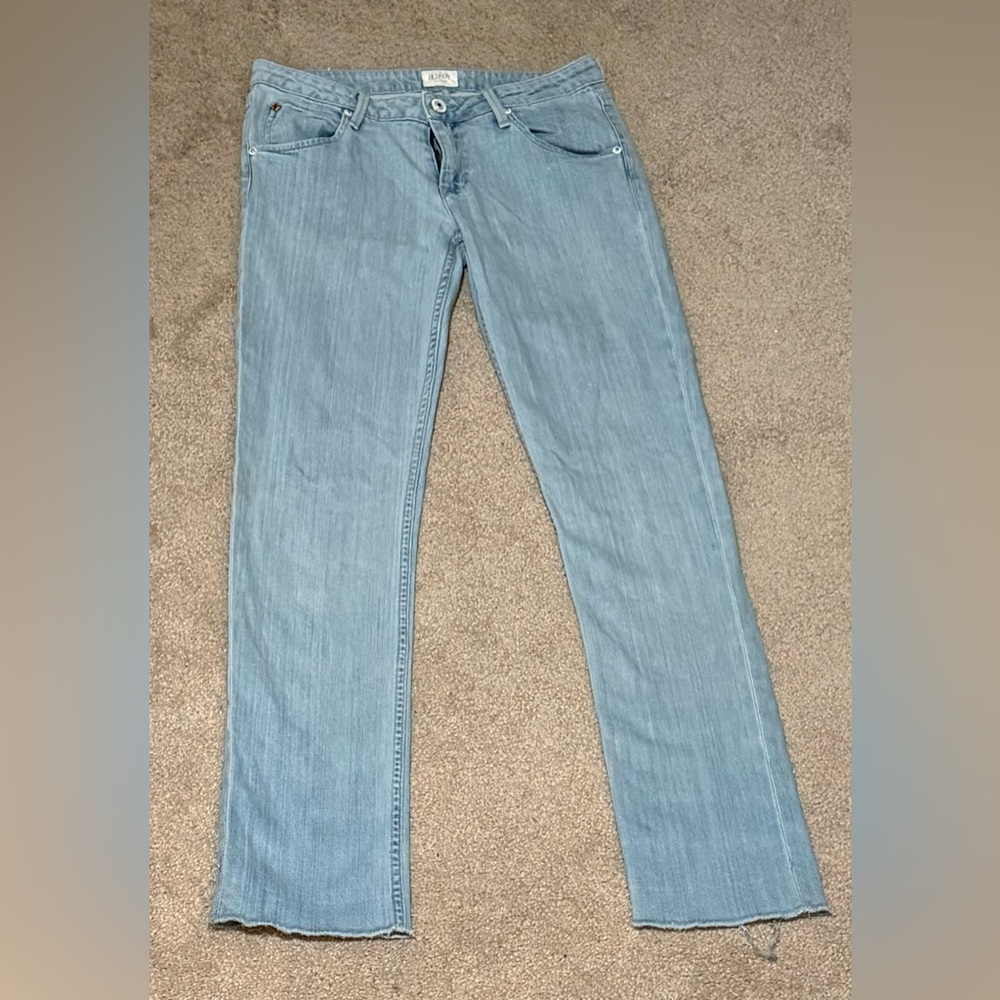 Hudson Jeans Light Blue Straight Leg Women's Jeans